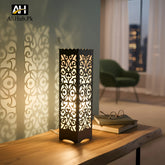 Wooden Table Lamp / Table Light / Modern Lamp(Black)