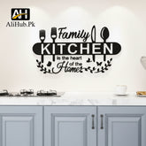 Kitchen Family Is the Heart Of the Home Wooden Wall Art