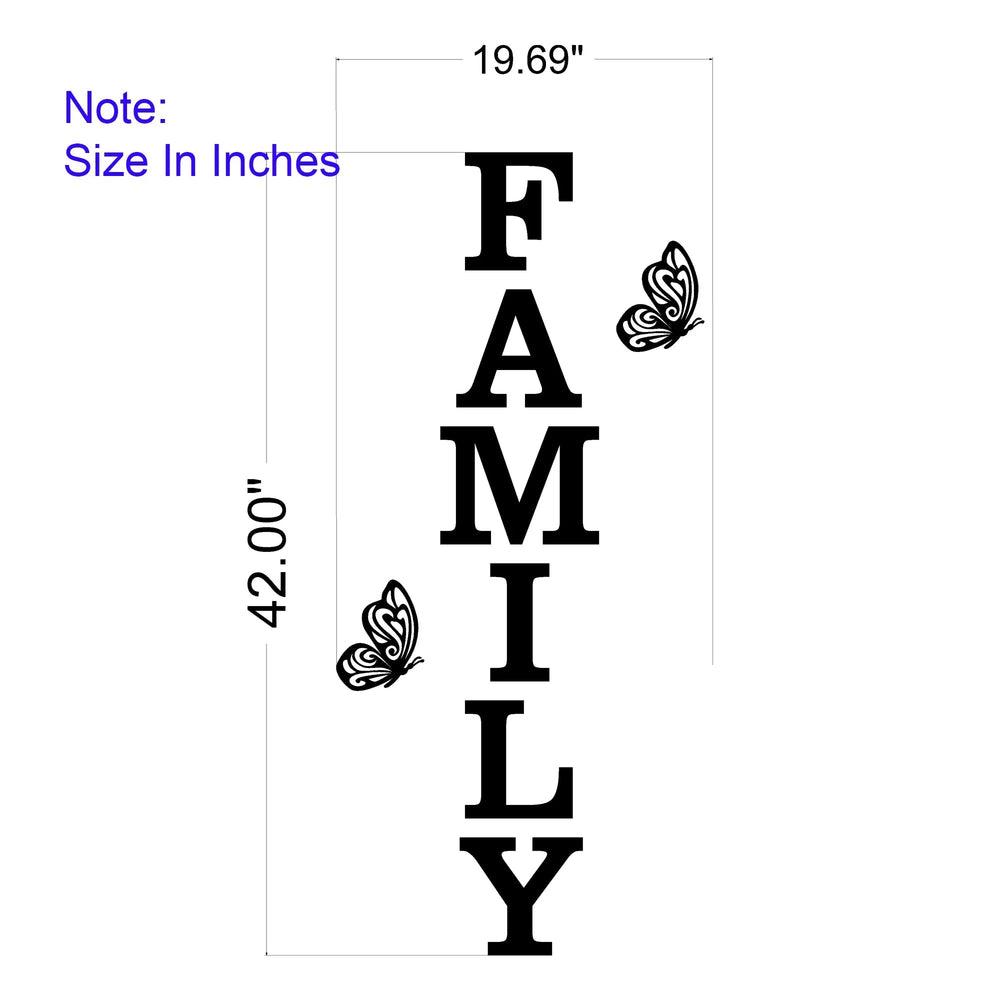 Family Butterfly Wooden Wall Decoration Art - Alihub