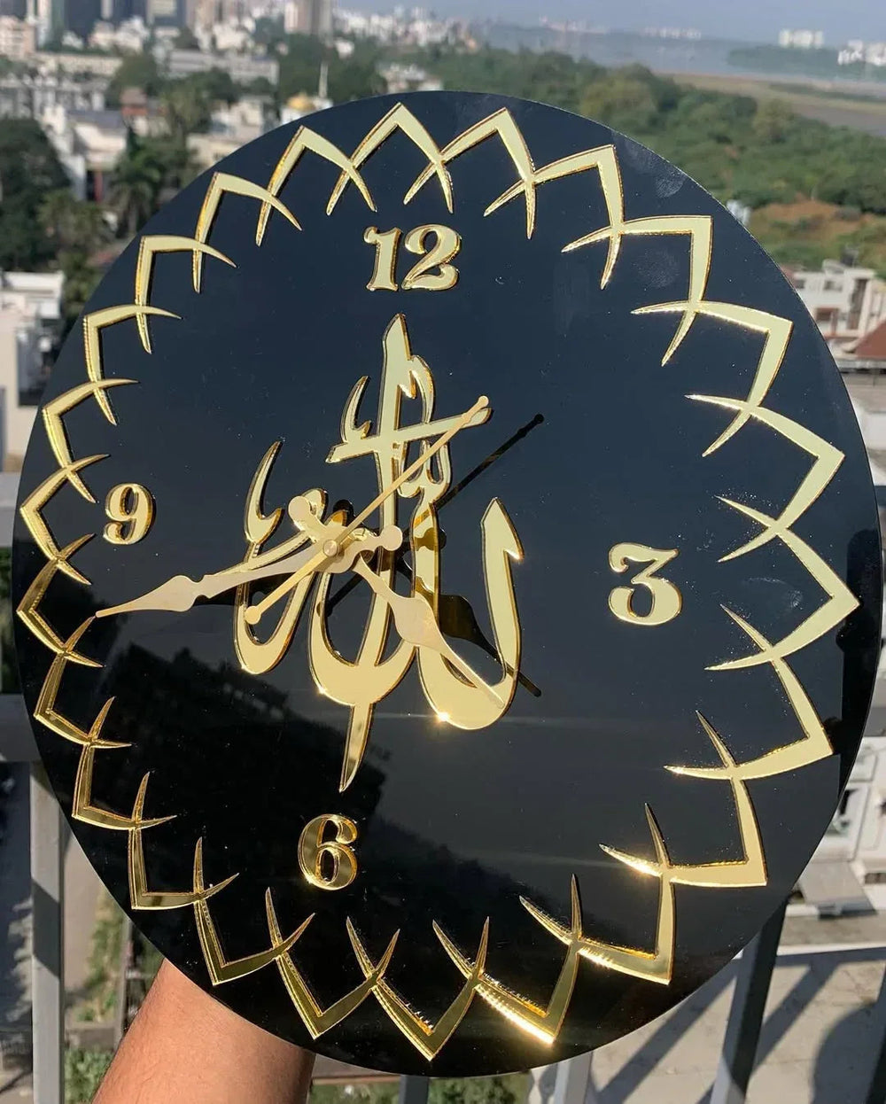ALLAH Name wall clock Acrylic Material - Islamic Wall Clock - Alihub