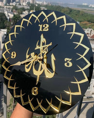 ALLAH Name wall clock Acrylic Material - Islamic Wall Clock - Alihub