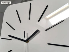 Large 3D Acrylic Mirror Wall Adhesive Clock (#AC45)