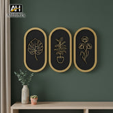 3 Piece Boho Wooden Wall Decoration
