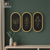 3 Piece Boho Wooden Wall Decoration - Alihub