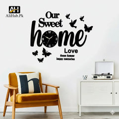Our Sweet Home Walls Decor with Birds and Butterflies - Alihub