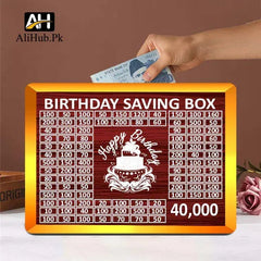40K Birthday Saving Challenge Box – Plan, Save & Celebrate Big - Alihub