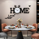 Home Style Creative Wooden Wall Clock