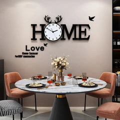 Home Style Creative Wooden Wall Clock