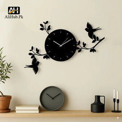 Bird Flaying Wooden wall Clock