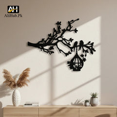 3D Birds on Nest Wooden Wall Art