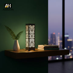 Wooden Table Lamp / Table Light / Modern Lamp(Black)
