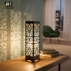 Wooden Table Lamp / Table Light / Modern Lamp(Black)