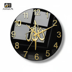 ALLAH Name wall clock Acrylic Material - Alihub