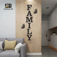 Family Butterfly Wooden Wall Decoration Art - Alihub
