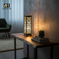 Wooden Table Lamp / Table Light / Modern Lamp(Black)