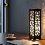 Wooden Table Lamp / Table Light / Modern Lamp(Black)