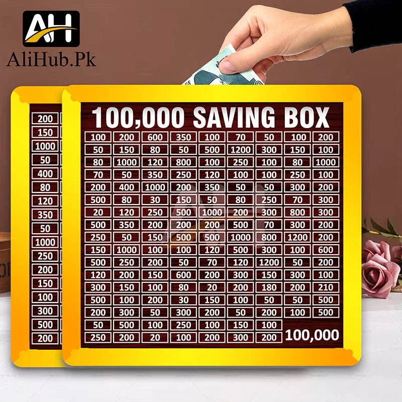100K PKR Saving Money Box High-Quality