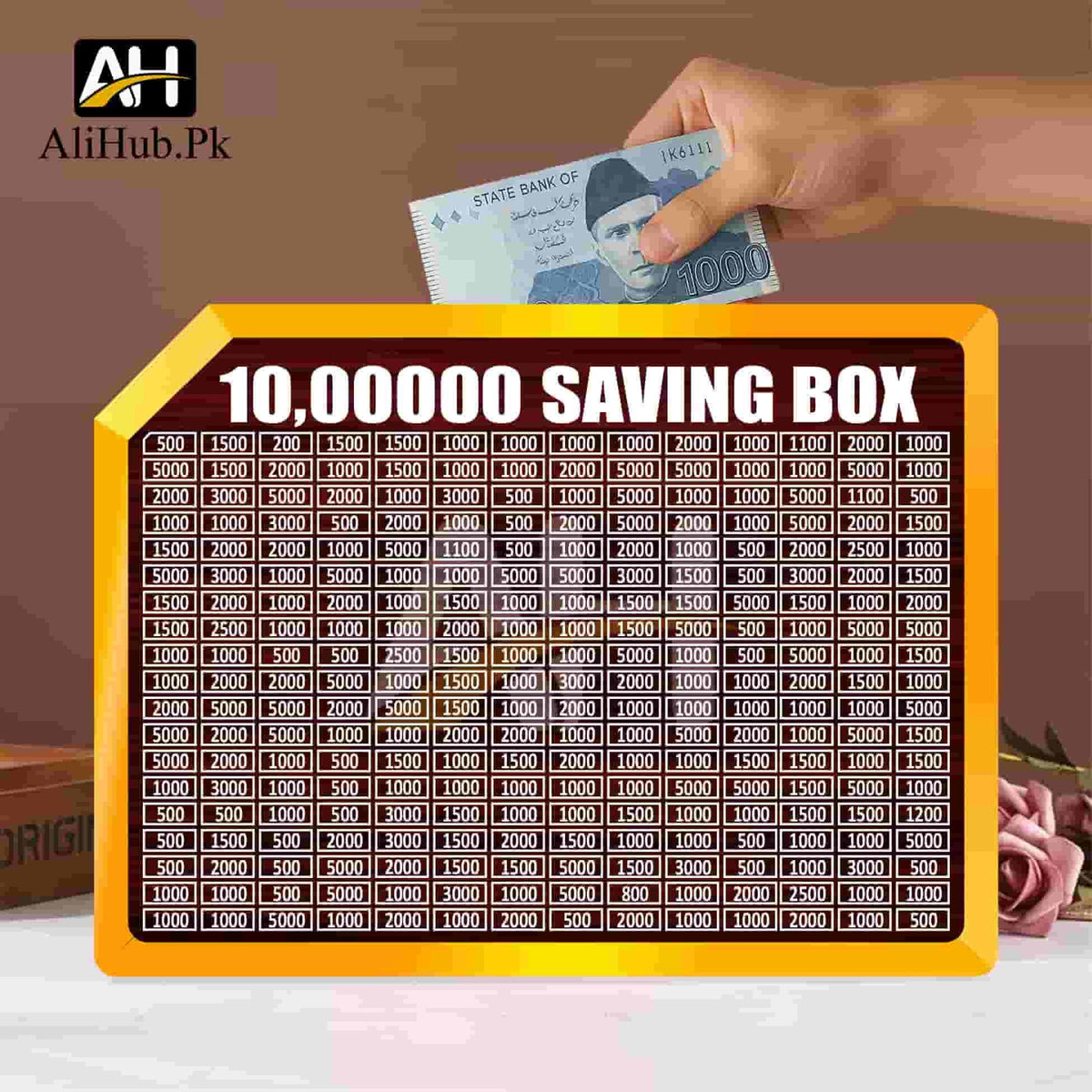 10 Lac PKR Saving Money Box High-Quality