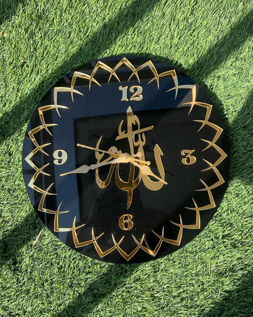 ALLAH Name wall clock Acrylic Material - Islamic Wall Clock - Alihub