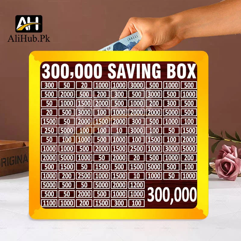 300K PKR Saving Money Box High-Quality