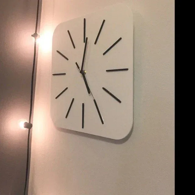 Large 3D Acrylic Mirror Wall Adhesive Clock (#AC45)