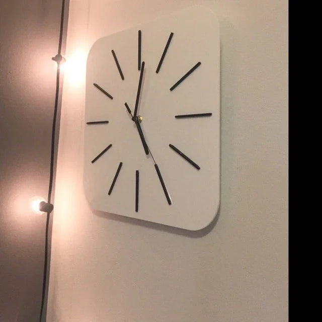 Large 3D Acrylic Mirror Wall Adhesive Clock (#AC45)