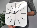 Large 3D Acrylic Mirror Wall Adhesive Clock (#AC45)