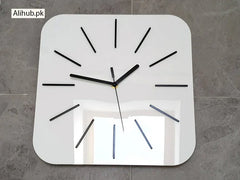 Large 3D Acrylic Mirror Wall Adhesive Clock (#AC45)