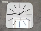 Large 3D Acrylic Mirror Wall Adhesive Clock (#AC45)