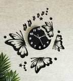 Butterflies with Stars Clock