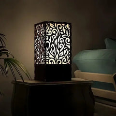 Floral Designer Wood Table Lamp / Table Light / Modern Lamp