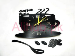 Tee Clock Wooden Wall Adhesive Clock