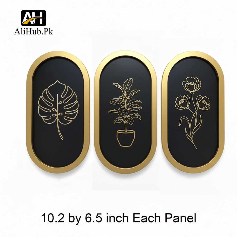 3 Piece Boho Wooden Wall Decoration - Alihub
