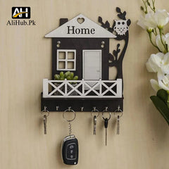 Wooden House Keys Hanger Key Holder for Home/Office Decor - Alihub
