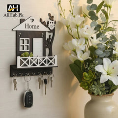 Wooden House Keys Hanger Key Holder for Home/Office Decor - Alihub