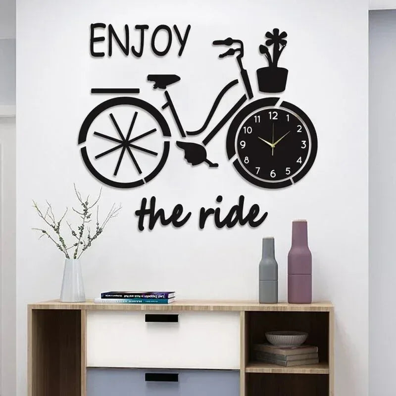 Ride Clock 30in x 35 in Big Size Wooden Clock - Alihub