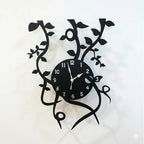 Artistic Nature-Inspired Wooden wall Clock