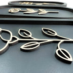 3 Piece Wooden Floral Wall Art Set
