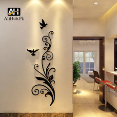 Creative Happiness Bird Living Room Wooden Wall Decoration